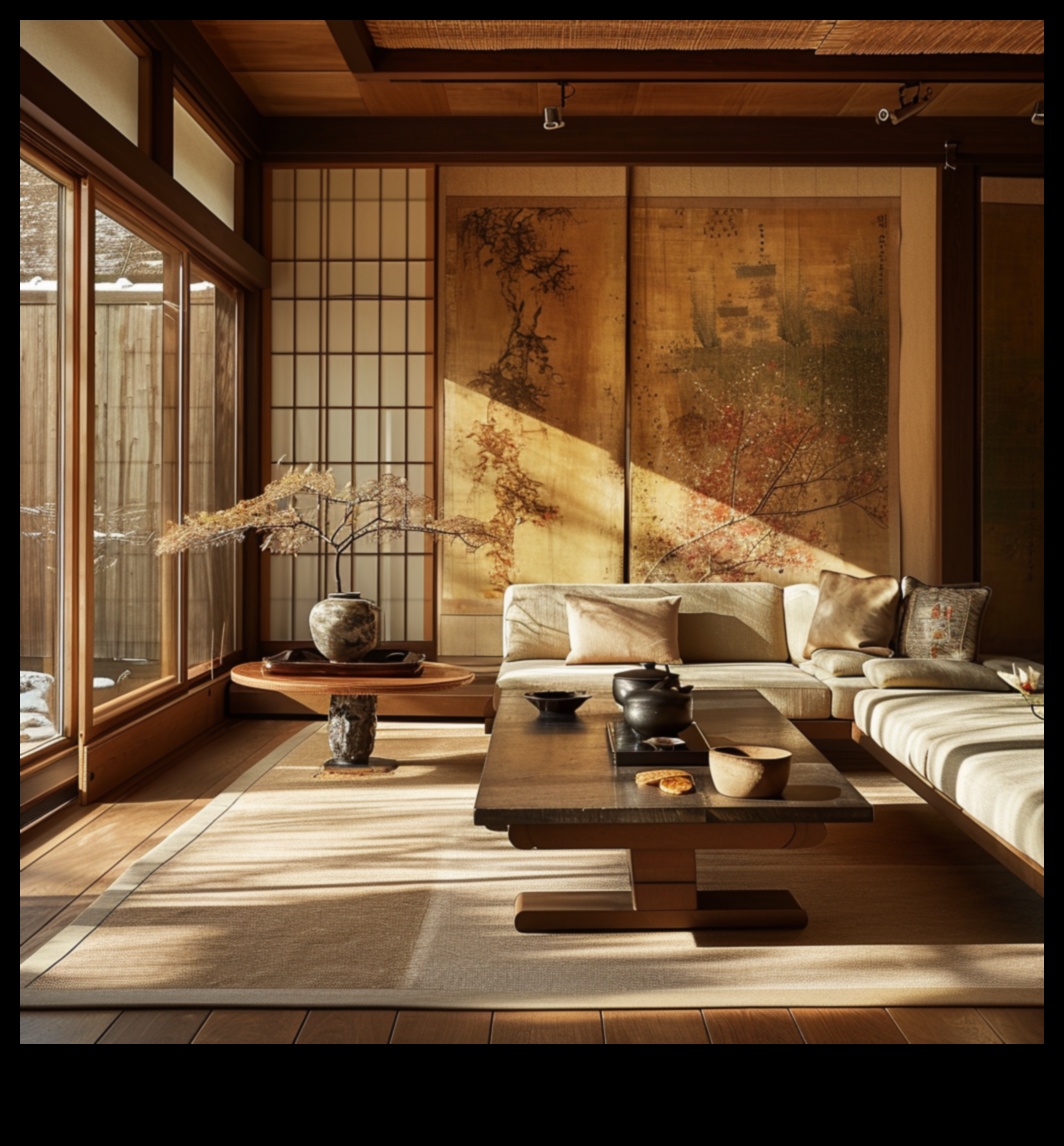 Kā es varu iekļaut modernu japāņu viesistabas dekoru Zen Serenity?