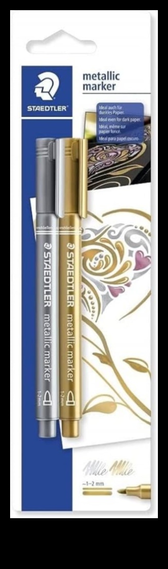 Papīra veidošana ar metāla pildspalvām: mirdzošu detaļu pievienošana