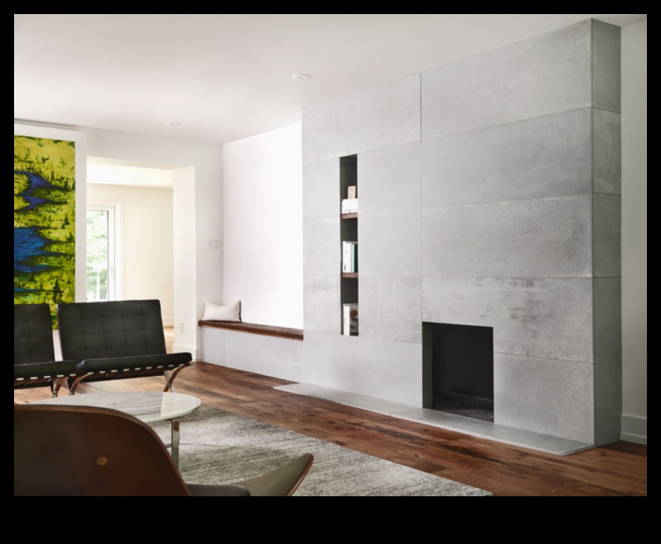 Vai varat ieteikt veidus, kā iekļaut betonu minimālisma dekorā?