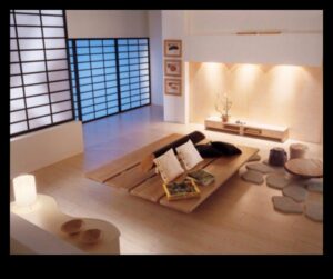 Kā es varu iekļaut modernu japāņu viesistabas dekoru Zen Serenity?