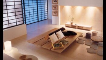 Kā es varu iekļaut modernu japāņu viesistabas dekoru Zen Serenity?