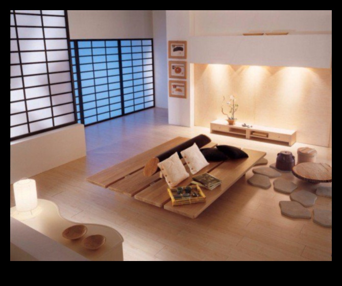 Kā es varu iekļaut modernu japāņu viesistabas dekoru Zen Serenity?