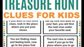 Dārgumu medības bērniem — piedzīvojumu veidošana un radošums