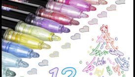 Papīra veidošana ar metāla pildspalvām: mirdzošu detaļu pievienošana