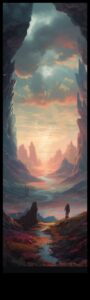 Enchanting Escapes: Navigācija sirreālās ainavās zīmējumos